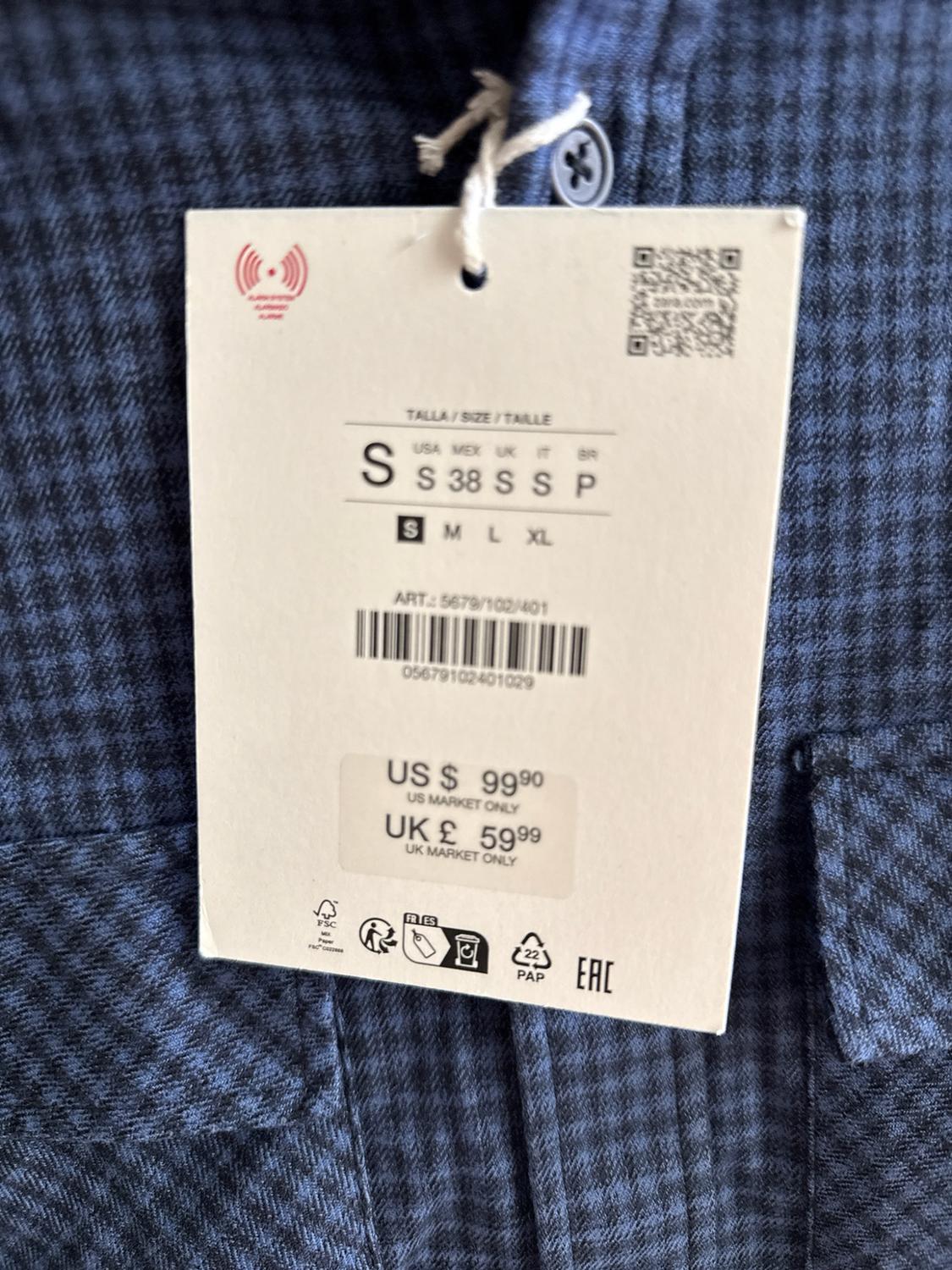 CAMISA FRANELA CUADROS&nbsp;AARON LEVINE X ZARA - Image 6