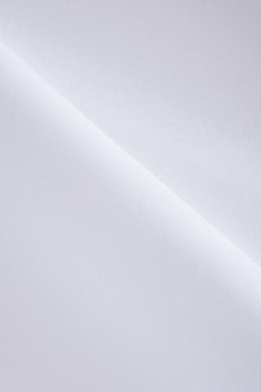 (800 THREAD COUNT) COTTON PERCALE FLAT SHEET - White by Zara - Image 3