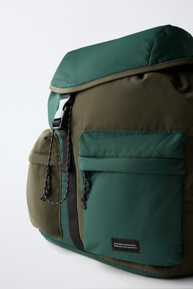 Zara EXPLORER BACKPACK - Green