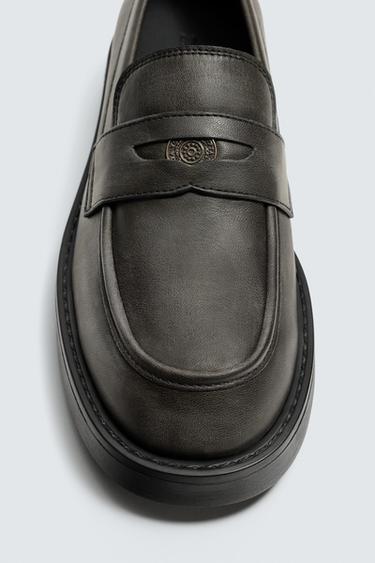 WORN COIN LOAFERS - Black by Zara - Image 5