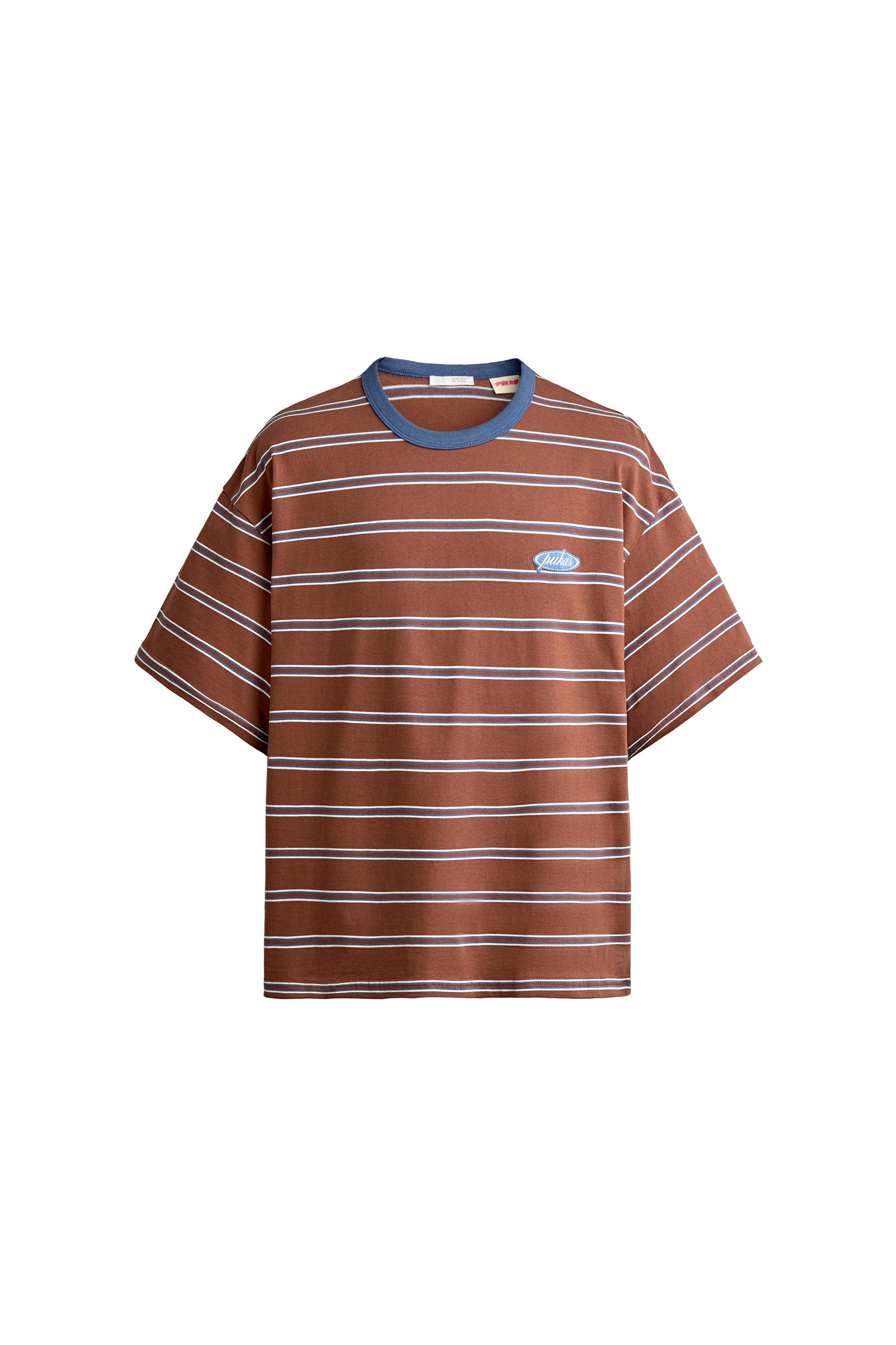 CAMISETA JACQUARD RAYAS PUKAS SURF X ZARA