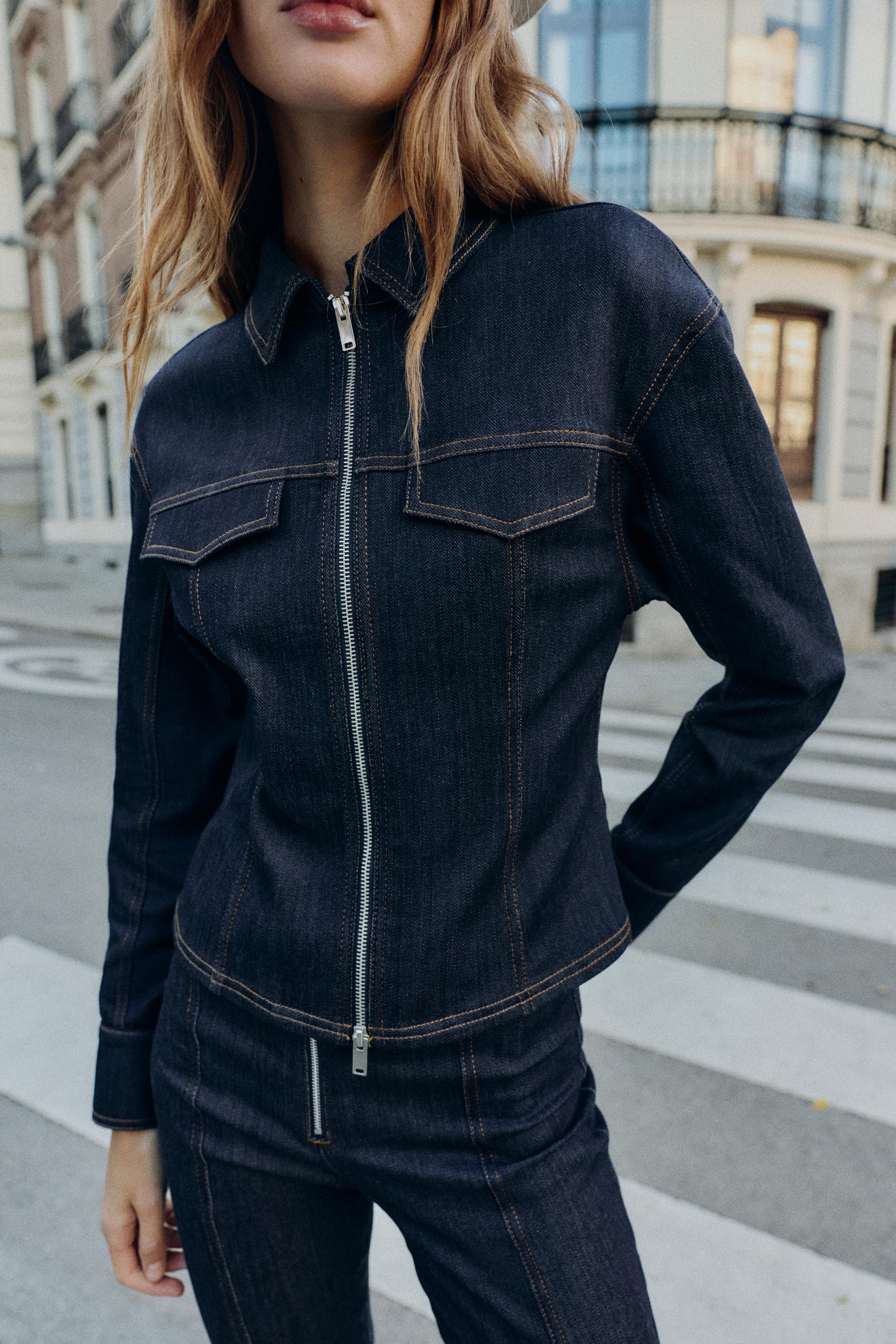 Z1975フィットデニムジャケット - インディゴブルー | ZARA Japan / 日本