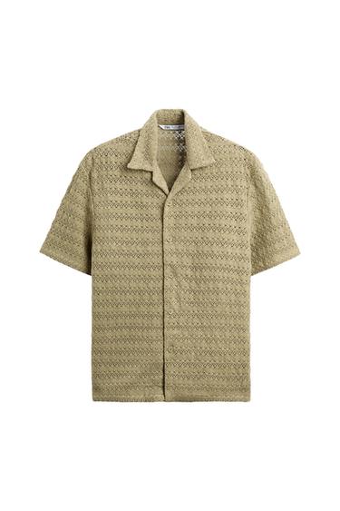 CROCHET TEXTURED SHIRT