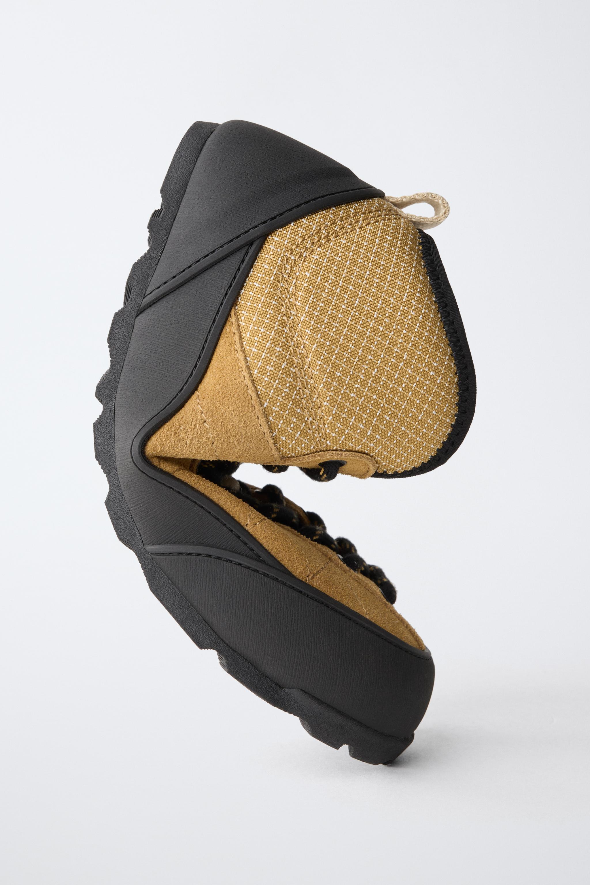 CONTRAST SNEAKER BOOTS