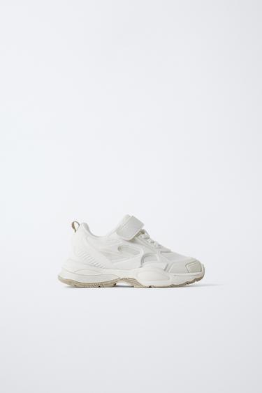 ZAPATILLA DEPORTIVA MULTIPIEZAS - Blanco de Zara