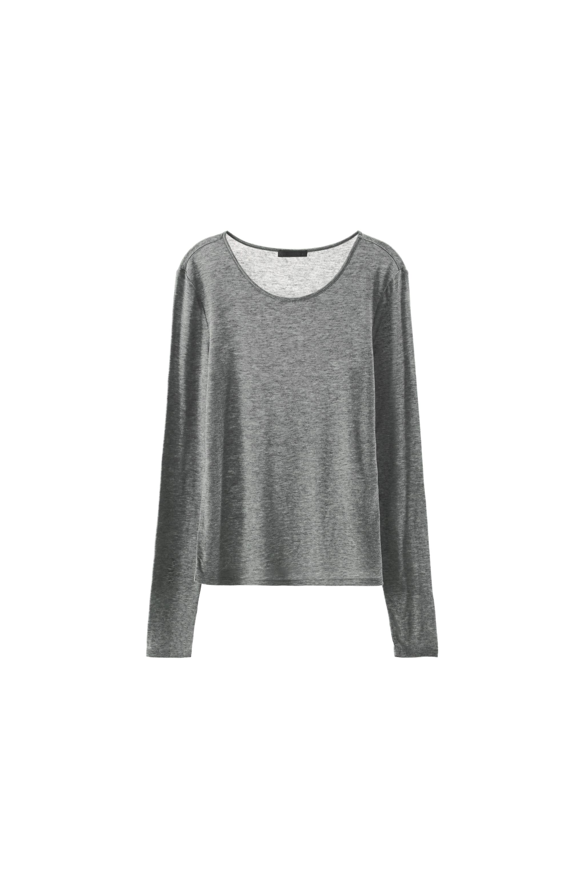 CAMISETA LISA PUNTO CON LANA
