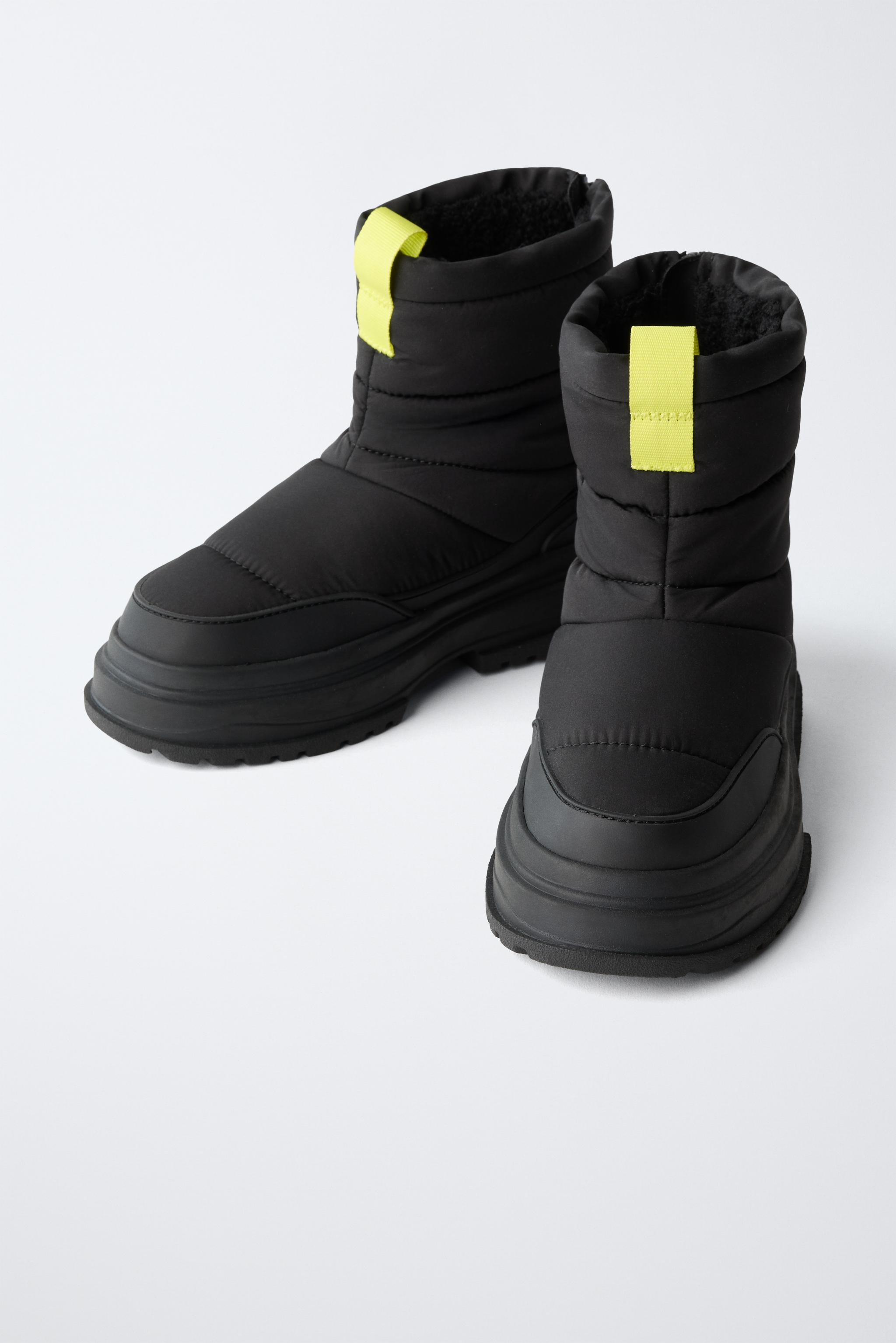 １１４０１０４８ WATER-REPELLENT BOOTS - Black | ZARA Turkey