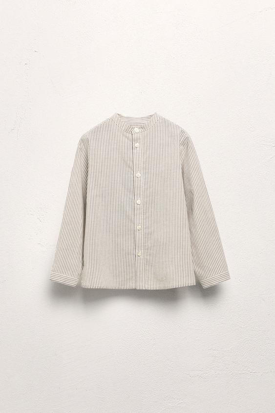 Chemise ZARA Garçon - Taille 13/14 Ans - Couleur Blanc Et Noir - Occasion Très Bon état