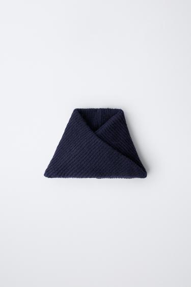 CUELLO BÁSICO PUNTO - Azul de Zara