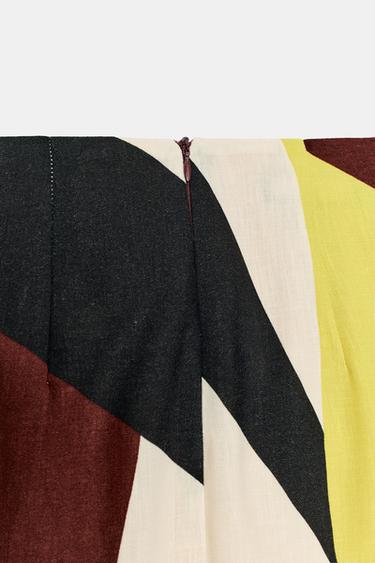 JUPE MI-LONGUE PAREO IMPRIMÉE - Multicolore de Zara - Image 8