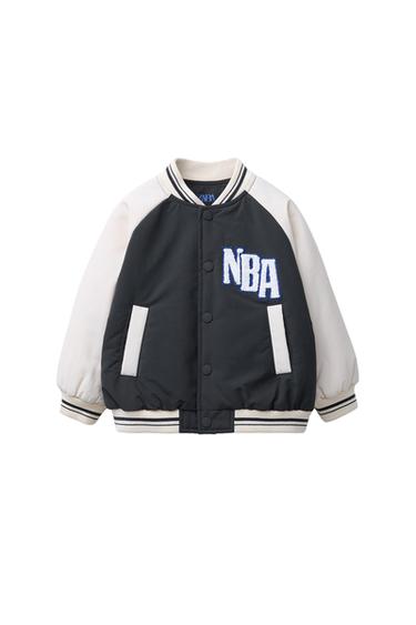 Zara NBA TEAMS PATCHES WATER REPELLENT BOMBER - Anthracite grey - Image 0