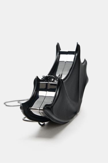 SAC RIGIDE CHAUVE-SOURIS - Noir de Zara - Image 4