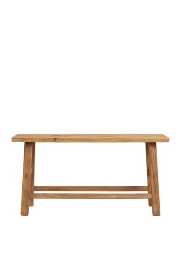 BANCO DE MADERA OLMO - Beige claro de Zara