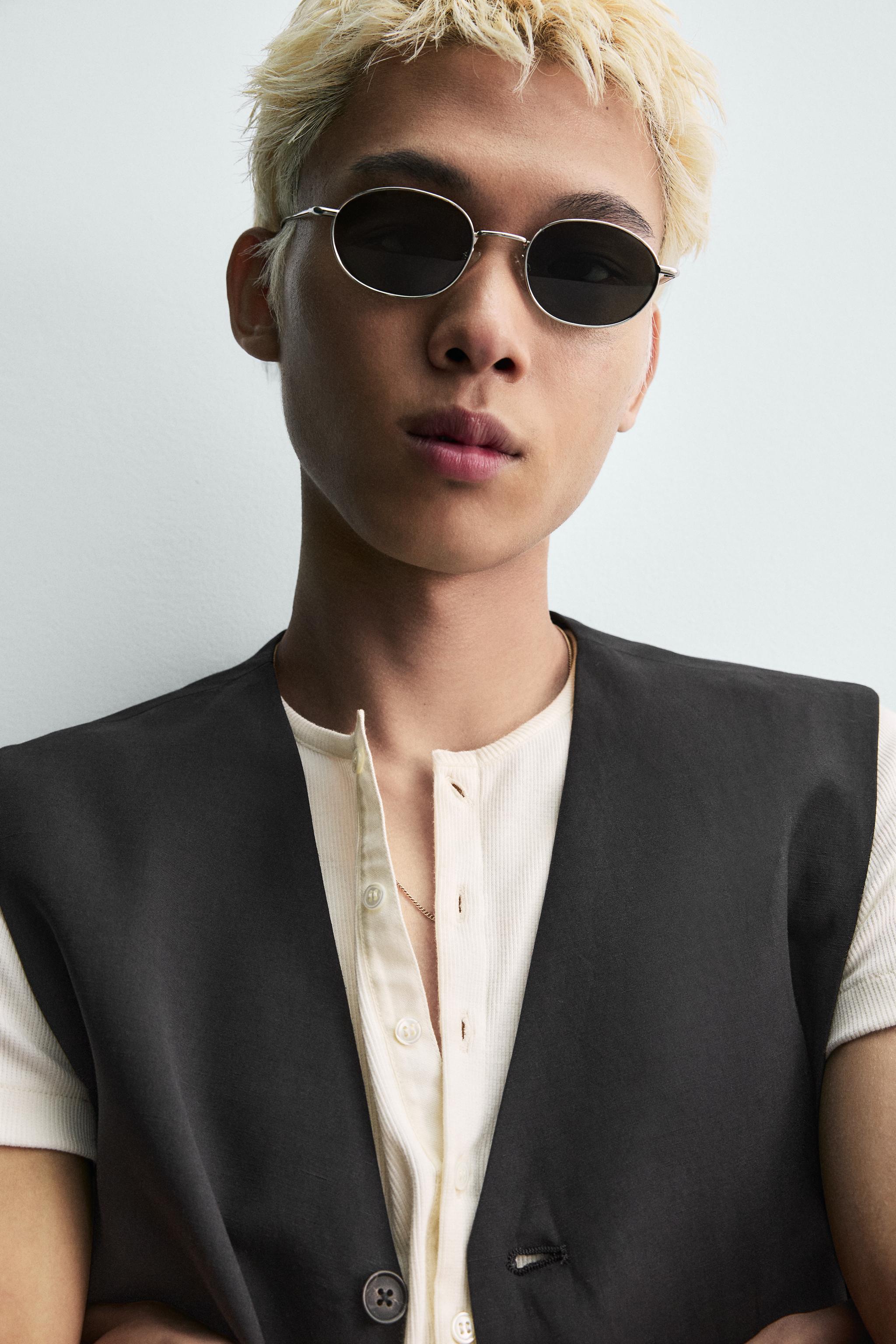 VISCOSE-LINEN SUIT VEST