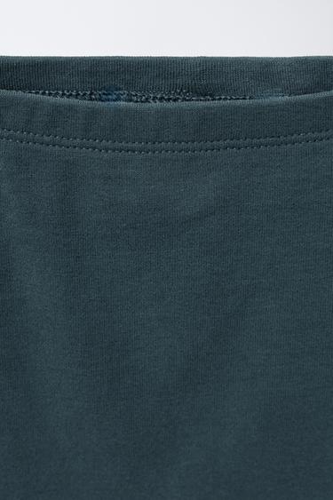 ENSEMBLE BODY ET LEGGING BRODÉ MOUTON - Bleu pétrole de Zara - Image 4