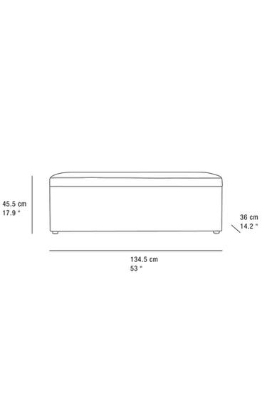 BANQUETTE DE RANGEMENT MOYENNE - Beige clair de Zara - Image 7