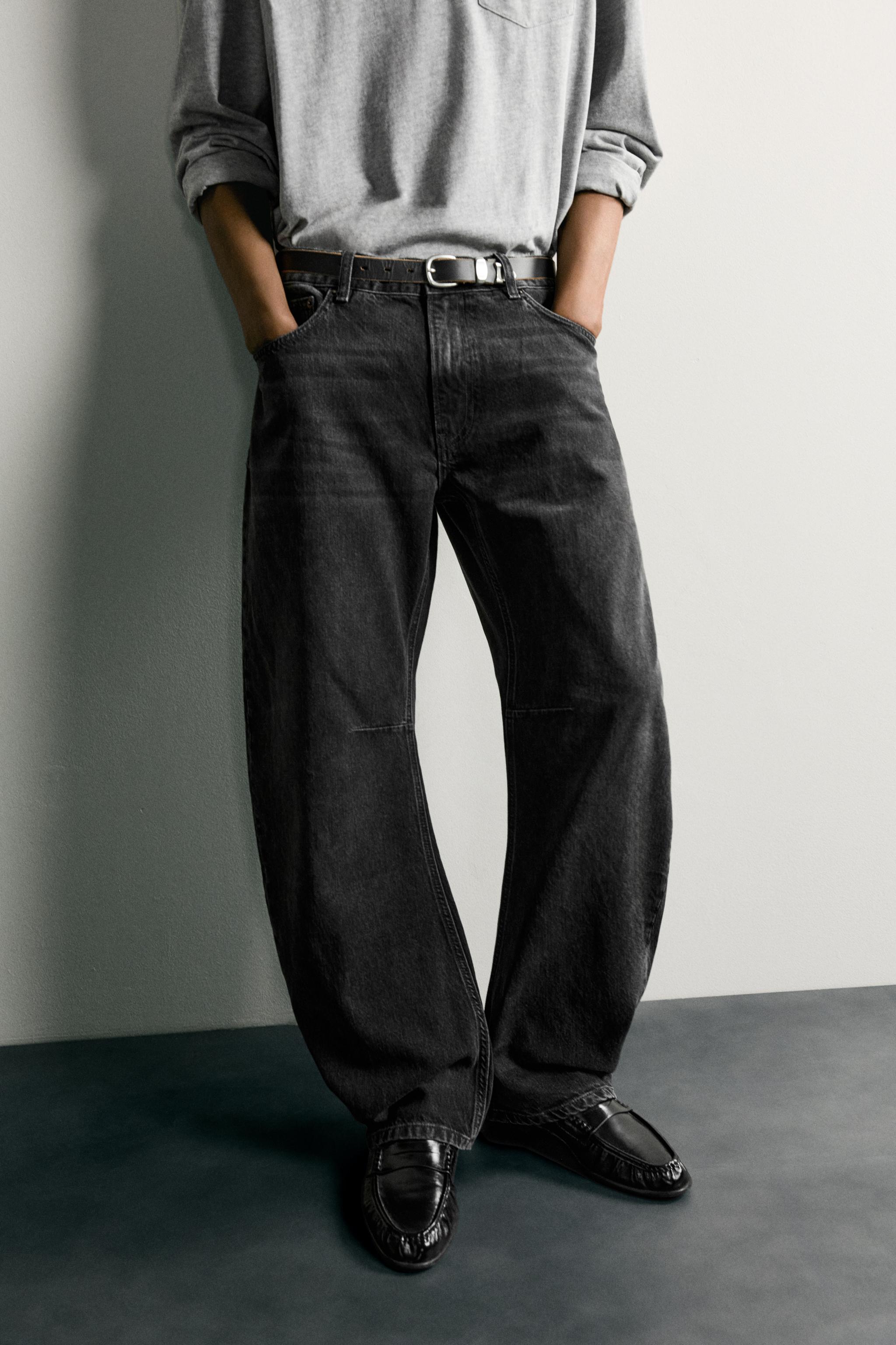STRAIGHT BARREL FIT JEANS