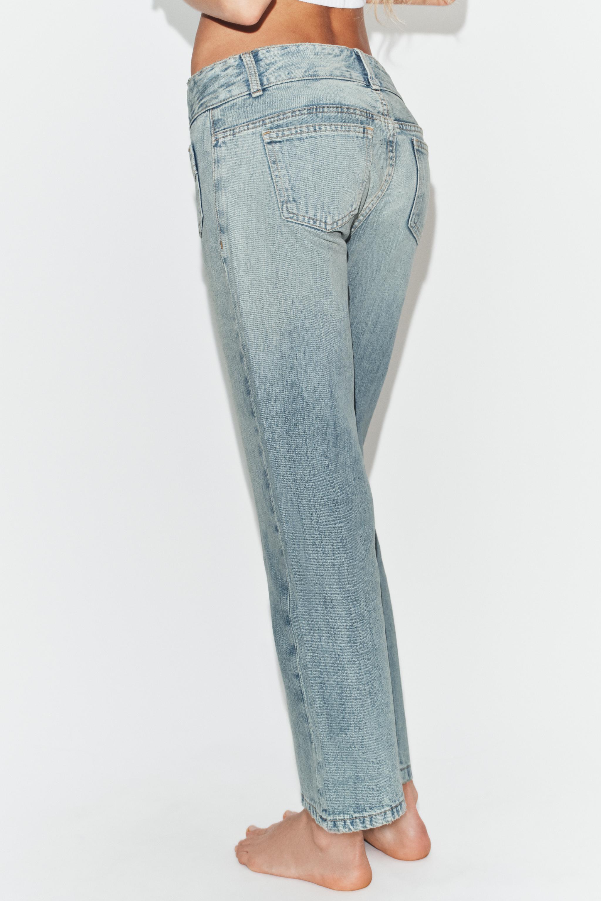 TRF LOW RISE POCKET JEANS