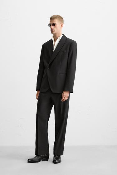BLAZER CROISÉ COSTUME ÉDITION LIMITÉE - Noir de Zara - Image 3