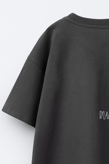 T-SHIRT ILLUSTRATION JURASSIC PARK© X DYLAN´S T-SHIRT CLUB X ZARA - Noir de Zara - Image 3