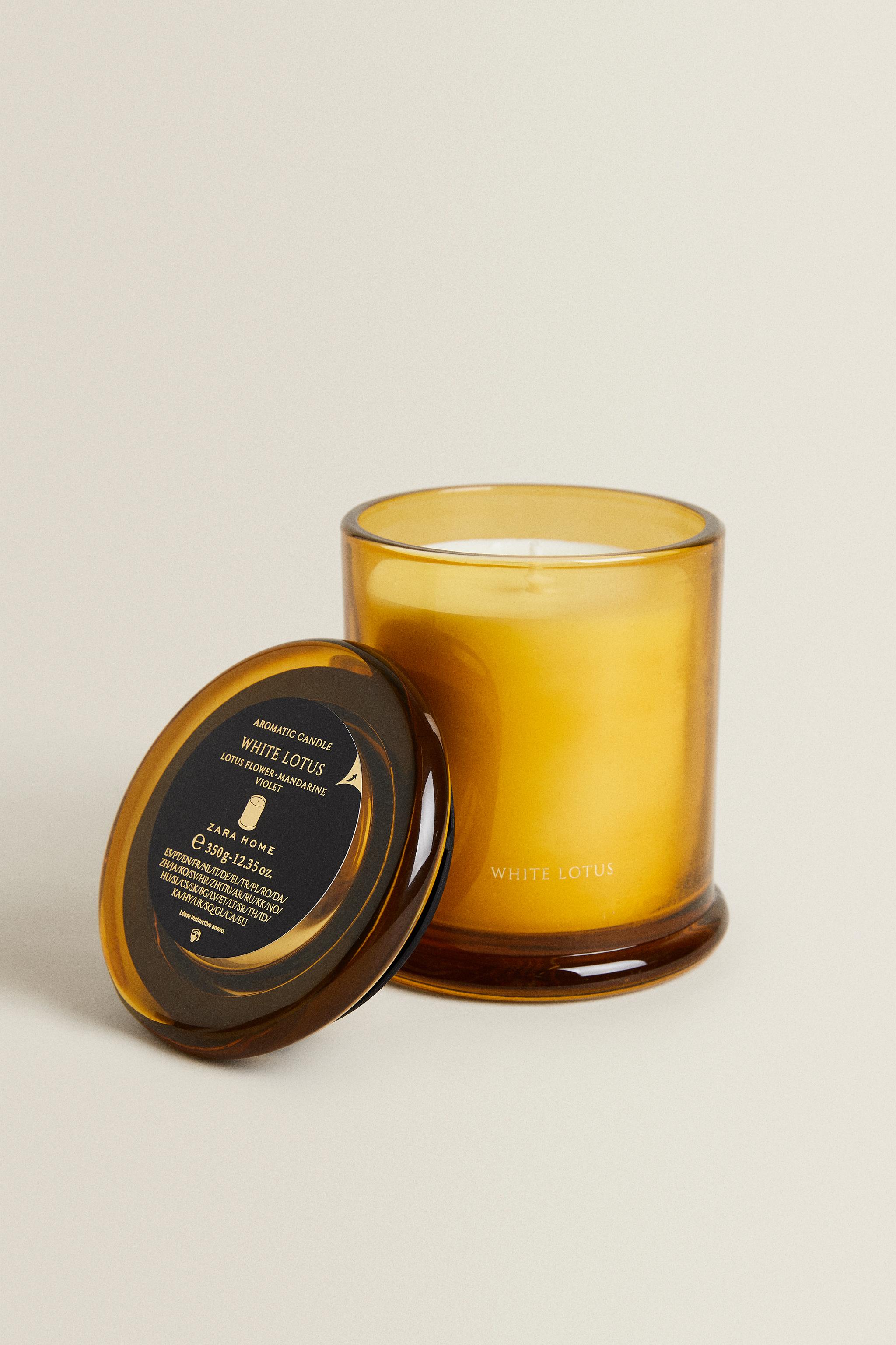 (350G) WHITE LOTUS SCENTED CANDLE