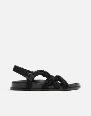 ROPE SANDALS - Black by Zara