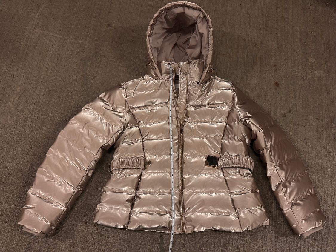 NEW ANORAK GOLD PUFFER JACKET - Image 2