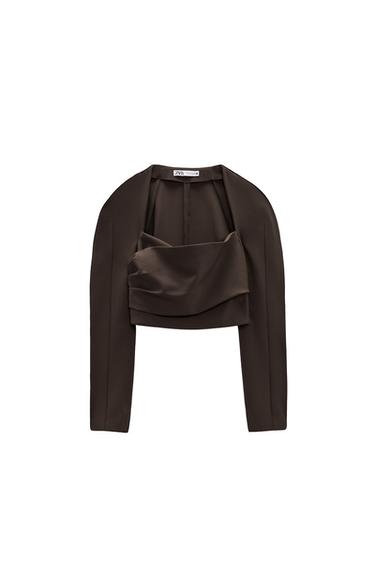 VOLUMINOUS DRAPED TOP