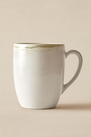 STONEWARE MUG - Ecru by Zara - Image 5