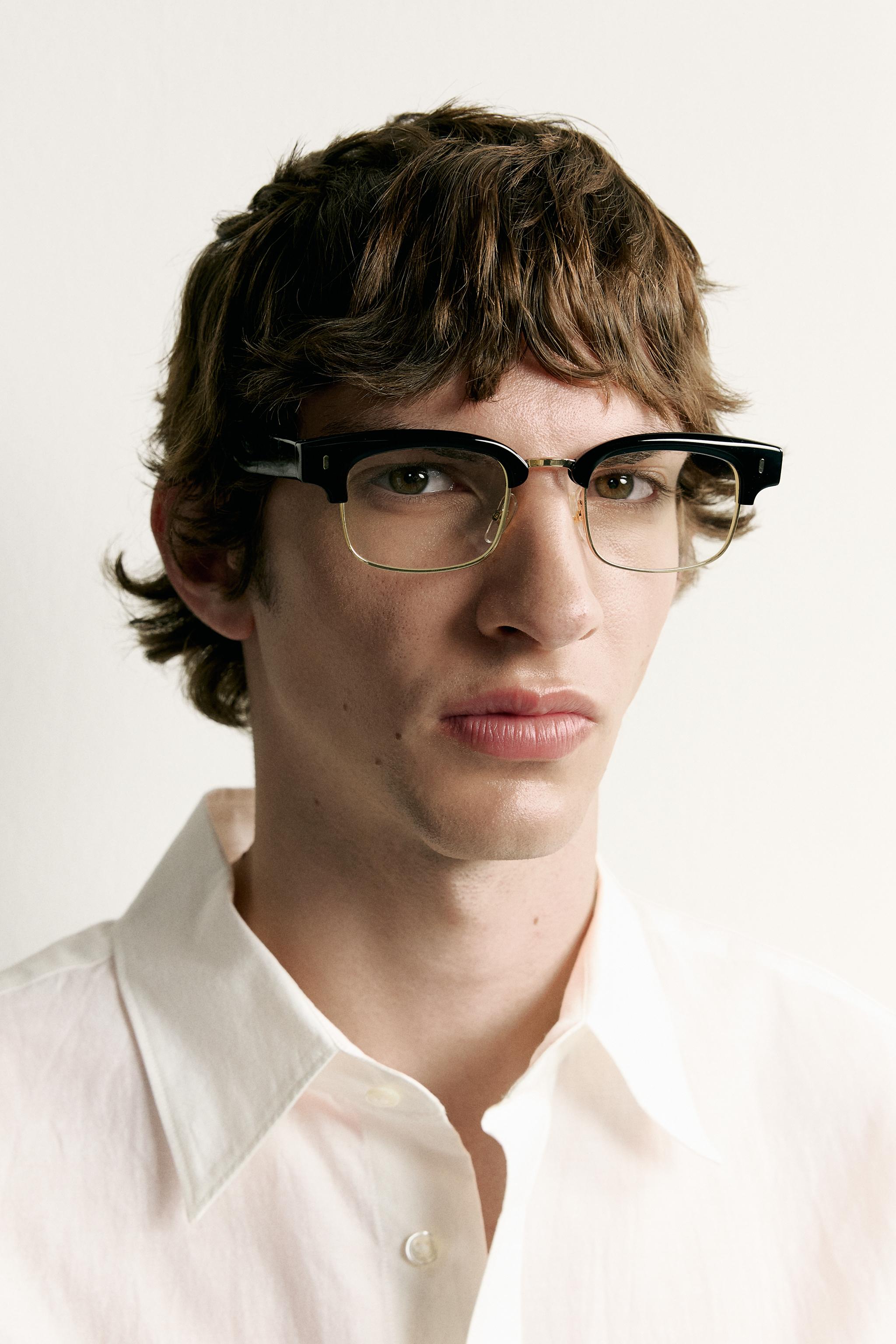 COMBINATION ACETATE GLASSES — Black