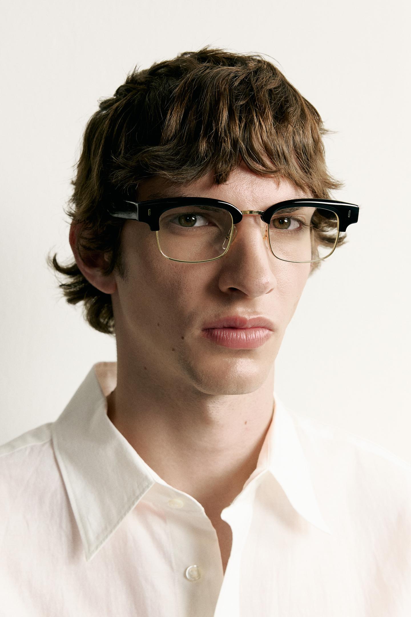Zara Combination Acetate Glasses, цвет: Чёрный — фото 1