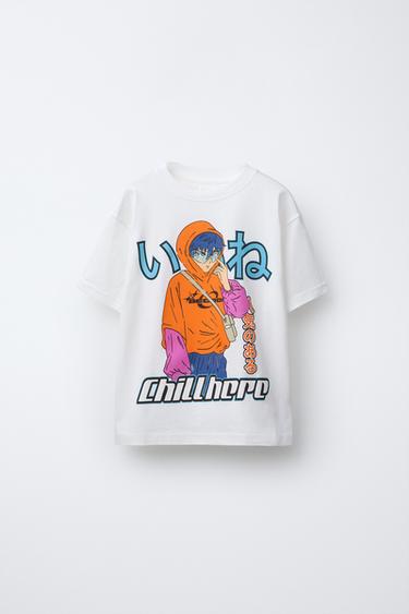 CAMISETA ESTAMPADO - Blanco de Zara - Imagen 0