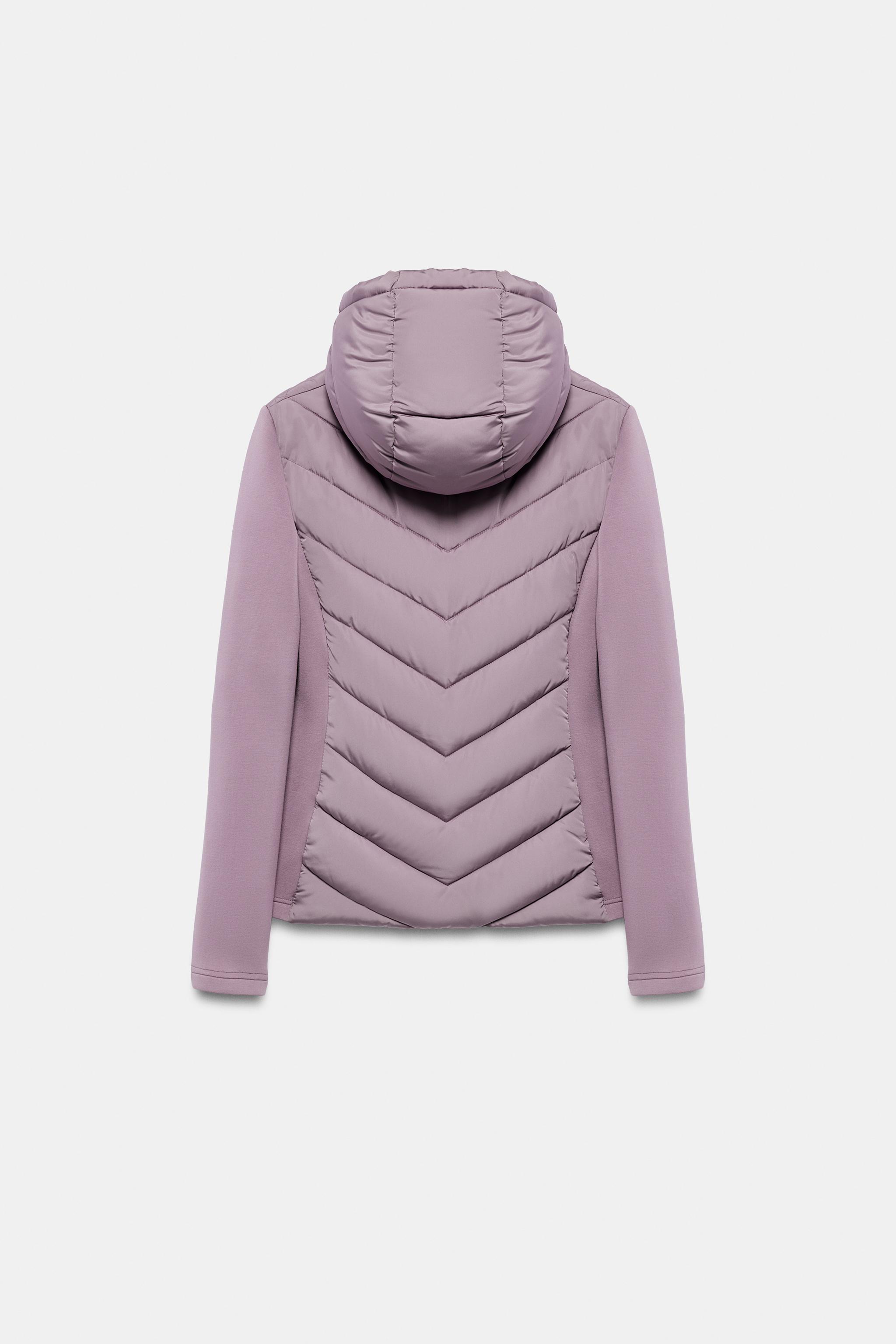 BLOUSON MATELASSÉ À CAPUCHE