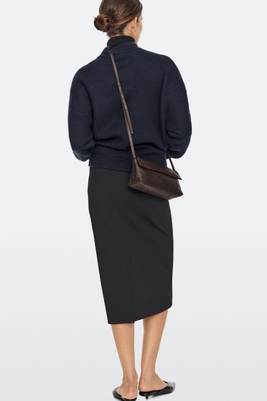Nappa leather crossbody bag — Brown 2