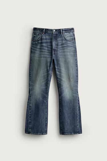 FLARE FIT JEANS - Mid-blue by Zara