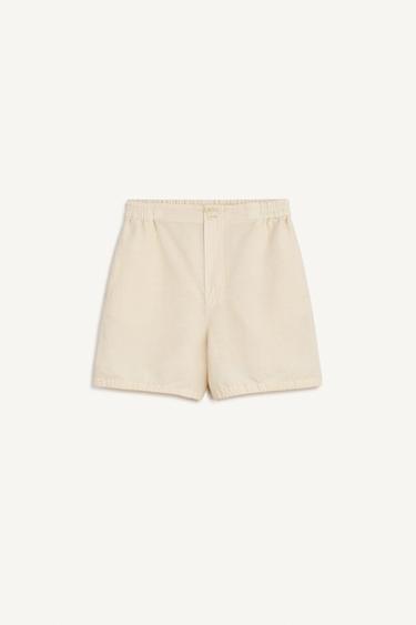Zara NTRL SHORTS - Stone