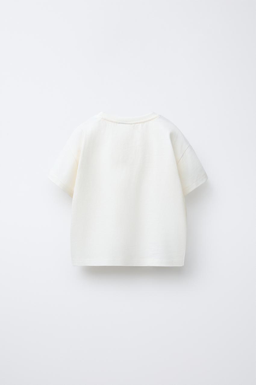 POLKA DOT COMBINATION BOW T-SHIRT