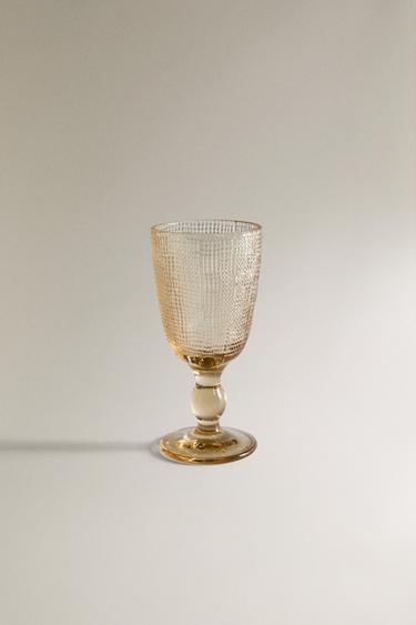 レリーフグラスブラウン0Zaraのレリーフグラス - ブラウン - 画像 0