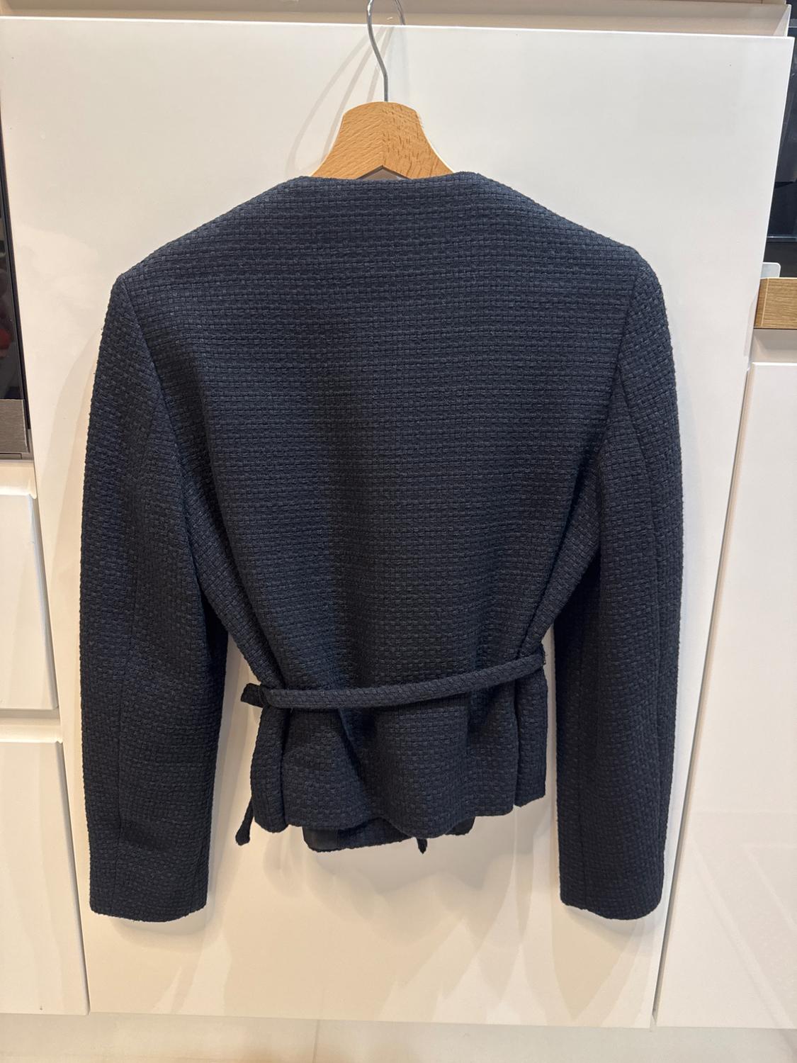 BELTED WOVEN JACKET - Image 2