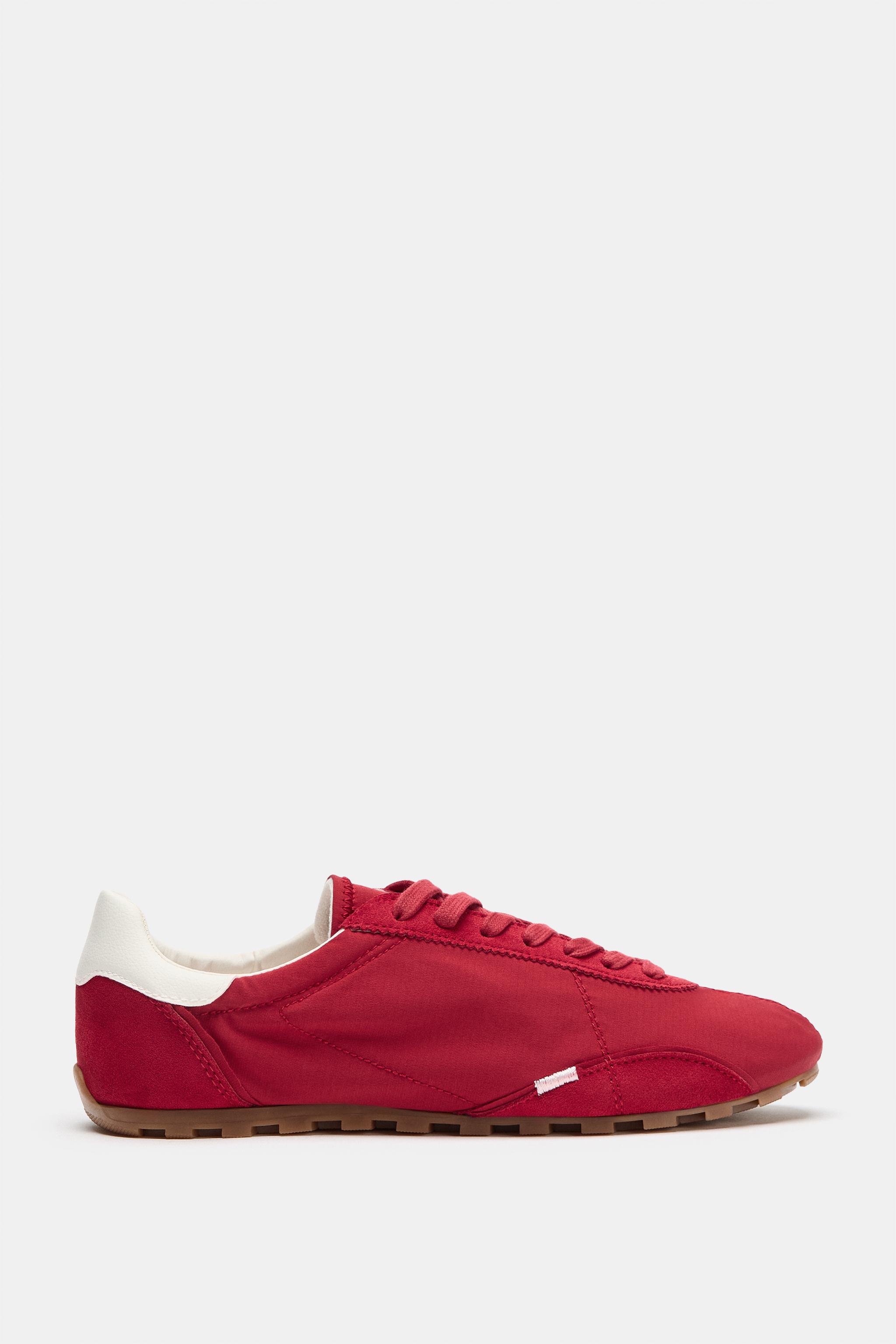 Женские кроссовки Zara HEEL COUNTER SNEAKERS — фото 3