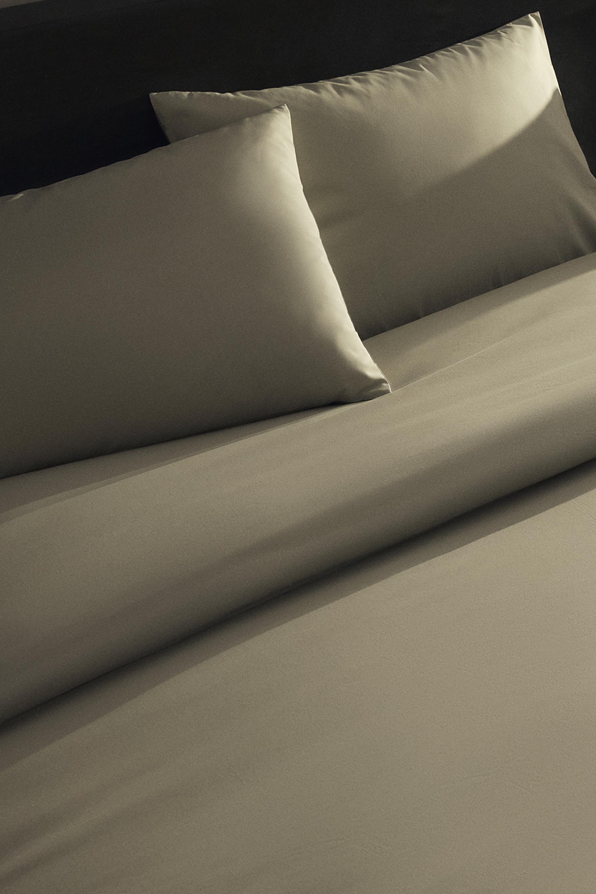Funda nórdica Haku Amarillo cama 120 cm - 200x200 cm, algodón 200 hilos.  Cierre con corchetes.