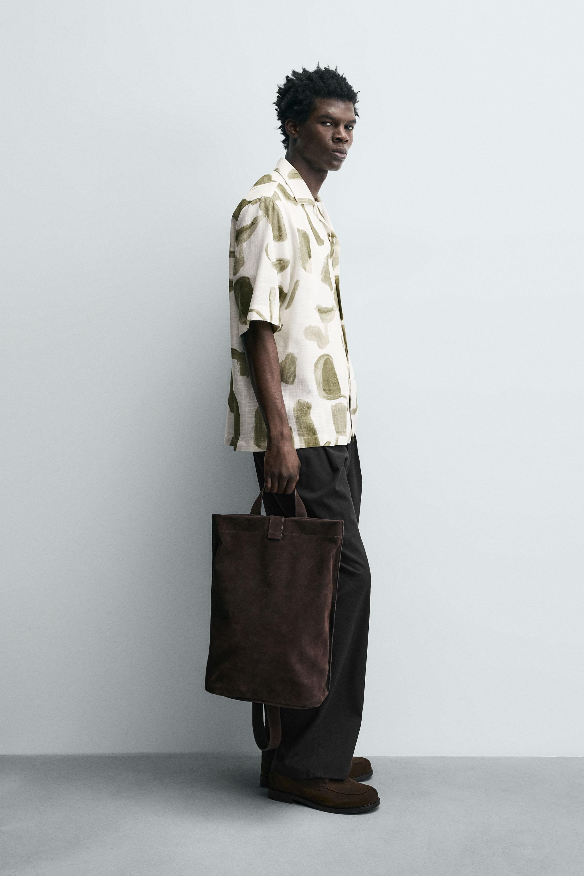 PRINTED VISCOSE - LINEN SHIRT