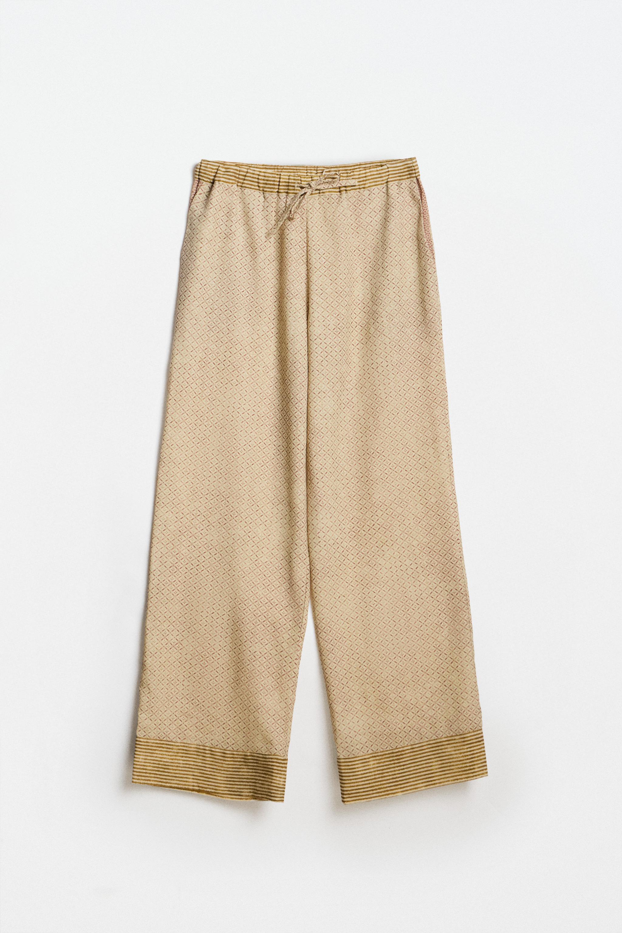 MIXED-PRINT TROUSERS | KATHARINE POLE