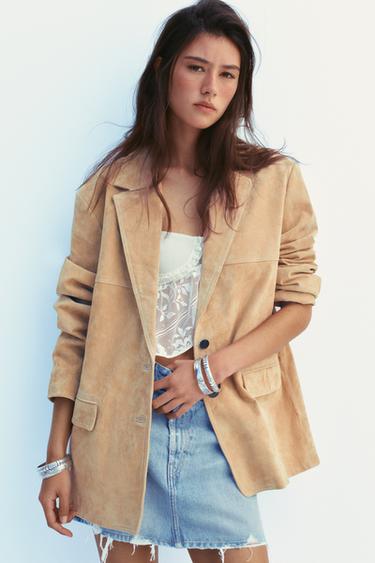 MINIGONNA IN DENIM A TRF - Blu chiaro di Zara