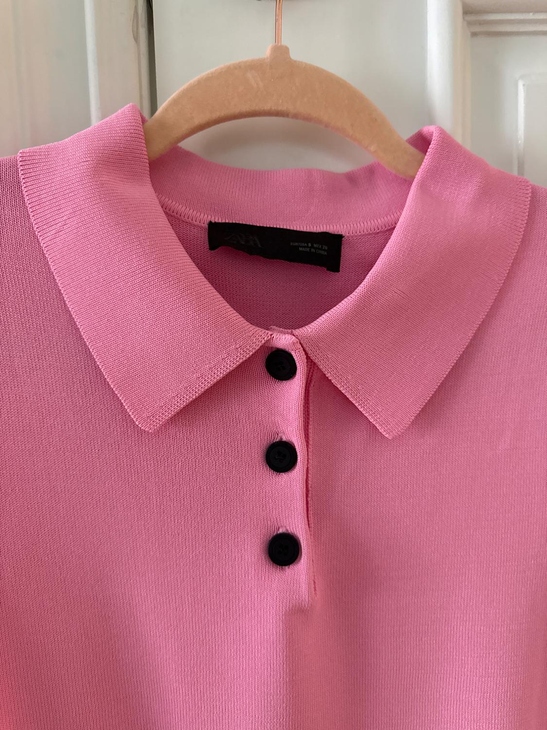 SHORT SLEEVE KNIT POLO SHIRT - Image 3
