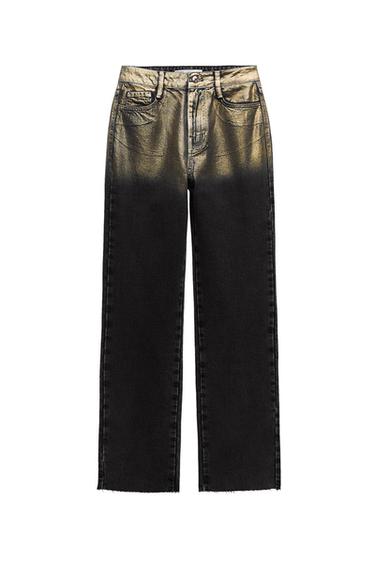 Z1975 STRAIGHT HIGH-WAIST FOIL JEANS