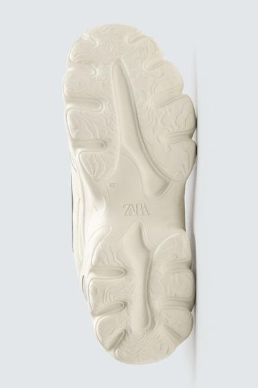 CHUNKY SOLE SNEAKERS - White by Zara - Image 7