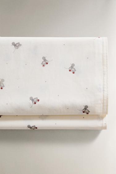 SET OF DUCKLING MINI COT SHEETS - Oyster-white by Zara - Image 1