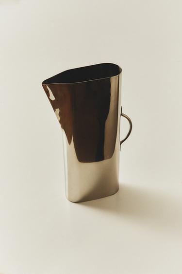 DECORATIVE STAINLESS STEEL JUG - Grey by Zara