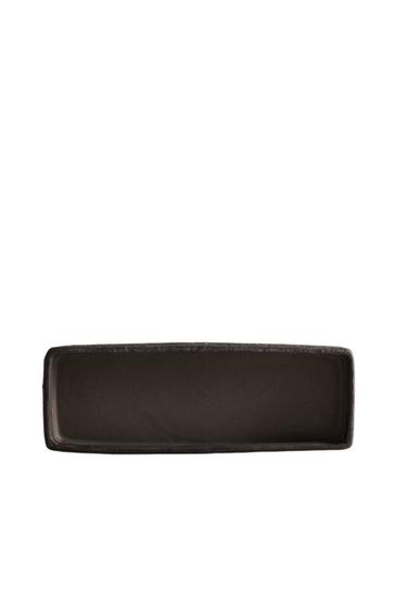 BANDEJA CERÁMICA BORDES RECTANGULARES - Negro de Zara
